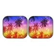 thumbnail image 7 of Haiem Palm Trees At Sunset Windshield Sun Shade: Universal Foldable 2-Piece Car Front Window Sunshade - Blocks Uv Rays, And Reduces Heat,Essential Car Accessory Medium, 7 of 7