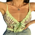 thumbnail image 1 of Femmes Dentelle Velours Camisole Fines Bretelles Bodycon Camis Tops, 1 of 6