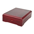 thumbnail image 2 of Portable Wooden Display Box Organizer Box Storage Case Durable Medal Badge Medal 10cmx10cmx3.5cm, 2 of 8