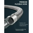 thumbnail image 6 of 8 Inch Widespread Bathroom Sink Faucet with Brushed Nickel , 3 Hole, 2 Handle, Water-Saving &, 6 of 7