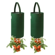 Pri Gardens Upside Down Tomato Planter (2 Pack) Hooks Included. Plants, fertilizer and soil not included.