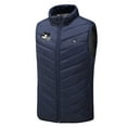 thumbnail image 5 of LpwkSSA Lightweight Heated Puffer Vest for Men Thermal Plus Size Heated Vest Three Contorl 9 Heating Winter Puffer Thermal Sleeveless Coat Navy XXXXXXL, 5 of 6