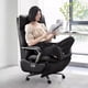 thumbnail image 3 of Ergonomic Chaise Office Chair Mobile Swivel Bedroom Recliner Office Chair Accent Lazy Work Cadeira Ergonomica Office Furniture My Lux Decor Round, 3 of 18
