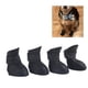 thumbnail image 5 of Botas impermeables para perros 4 piezas portátiles de silicona premium bonitos antideslizantes protectores para mascotas cachorros gatos zapatos de lluvia con correas ANGGREK Otros, 5 of 8