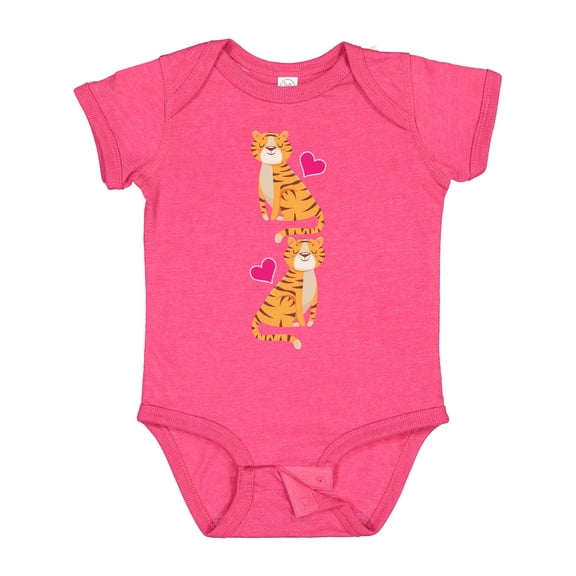 Inktastic Tiger Jungle Animal Girls Baby Bodysuit