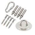 thumbnail image 4 of Ceiling Hook, Hammock Hook Easy To Install Fine Workmanship Widely Applicable Stable Stainless Steel With Screws For Chandeliers, 4 of 8