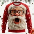 thumbnail image 2 of gcong Santa Christmas Sweatshirt for Boys Girls 2025 Funny Christmas Sweatshirts Long Sleeve Crewneck 3D Printed Xmas Holiday Pullover Shirts for Kid Age 3-14, 2 of 5