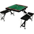 thumbnail image 2 of Mississippi State Bulldogs - Table de Pique-Nique Portable Table Pliante avec Sièges, (Noir), 2 of 3