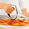thumbnail image 2 of R√∂sle Stainless Steel Ergonomic Pizza Wheel, 2 of 2