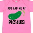 thumbnail image 4 of Inktastic You Had Me at Pickles Boys or Girls Baby Bodysuit, 4 of 5
