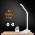 thumbnail image 2 of ruzhgo LED Desk Lamp Eye-Caring Foldable Table Lamp Metal Touch Control Office Lamp for Reading Studying Working Living Room Bedroom No.2, 2 of 6