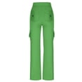 thumbnail image 5 of Stretch Waist Button Pocket Loose Pants, Women's Workout Leggings Gym Tights with Elastic Waistband, Casual Yoga Lounge Pants for Fitness Gifts for Women | CSEONE,Mint Green L, 5 of 8
