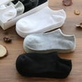 thumbnail image 2 of Resicozy 12 Pair Mens Low Cut Ankle Socks Casual Thin Athletic Sock Solid Color Pack Socks Grey and White and Black, 2 of 8