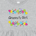 thumbnail image 4 of Inktastic Grannys Girl Bright Flowers Girls Baby Dress, 4 of 5