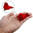 thumbnail image 3 of MesaSe Visland 10 Pcs Ornements Cardinaux Rouges Faits à la Main Oiseaux Artificiels à Clipser sur Arbre de Noël Couronnes Guirlandes Décorations, 3 of 6