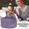 thumbnail image 5 of Bolsa de maquillaje, bonita bolsa de cosméticos de felpa, organizador de viaje para accesorios, 5 of 5