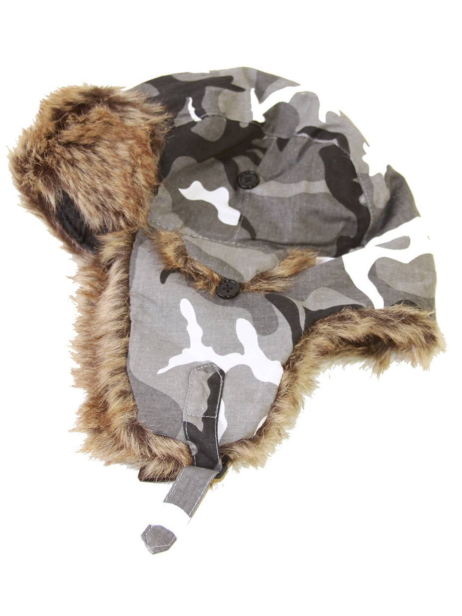 Ushanka Faux Fur Trapper Winter Flight 
