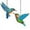multicolor, variant on 5 Packs Colorful Stained Glass Hummingbird Suncatcher Window Hanging Decor for Home Garden Gift Handmade Acrylic Craft