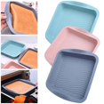 thumbnail image 1 of Clearance Cake Pan 8X8 Baking Pan Pan Nonstick Silicone Cake Silicone Baking For Cakes Rice And Lasagnas Cake Molds, 1 of 4