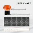 thumbnail image 7 of TCCFCCT High Visibility Shirts for Men Class 3 Hi Vis Reflective Safety Construction Shirts for Men Women, Short Sleeve Work Shirts with Black Bottom, Meet ANSI, Breathable, DX-(Orange/Black) L 3PCS, 7 of 7