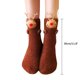 thumbnail image 2 of Calcetines navideños antideslizantes para el piso Coral Velvet Otoño Invierno Calcetines casuales para el piso, tipo 4, para adultos Guardurnaity JR0764-04, 2 of 7