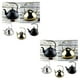 thumbnail image 1 of Toystoory Hervidor de té y café de acero inoxidable de 2 l cuello de cisne fino sobre café plateado Tipo 1 2piezas, 1 of 6