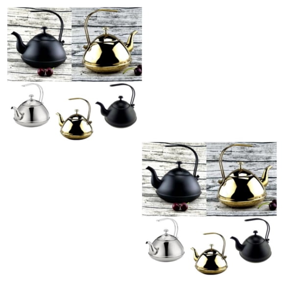 Bewildely 2L Stainless Steel Tea Coffee Kettle Over Silvery Gooseneck Coffee Thin Tipo 1 2Conjunto