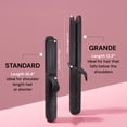 thumbnail image 3 of L'ange Hair Le Duo 360 Airflow Styler, Titanium Flat Iron Hair Straightener (Black), 3 of 10