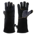 thumbnail image 1 of Extreme Heat Fire Resistant Gloves Leather With Kevlar Stitching For Fireplace, Stove, Oven, Grill, Welding, Bbq, 1 of 5