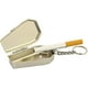 thumbnail image 1 of White Iron Casket Shaped Pocket Ashtray Portable Ashtray With Lids Ash Box School Bags With Charging Port (silver 1pc), 1 of 5