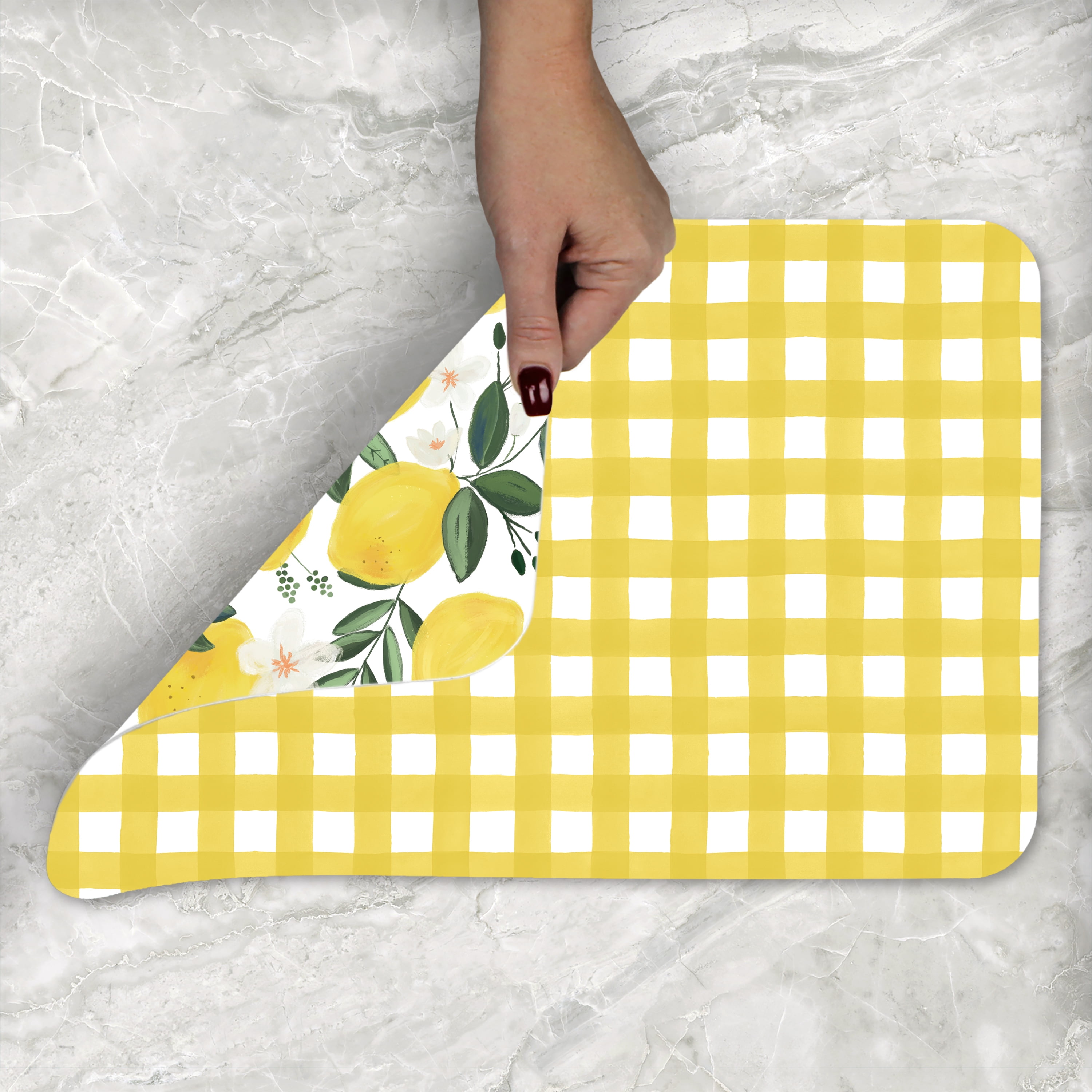 Conimar Lemons on the Vine Reversible Flexible Plastic Placemat