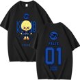 thumbnail image 4 of 2025 KPOP skz Concert Peripheral Combination Peripheral Printed Summer Short-sleeved T-shirt Pure Cotton Loose, 4 of 6