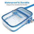 thumbnail image 2 of Contixo 7’’ Clear Crossbody Bag Stadium Approved, Adjustable Strap Shoulder Bags for Concerts, Blue, 2 of 6