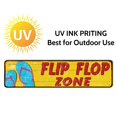 thumbnail image 4 of Letrero metálico SOYAVE Flip Flop Zone Tropical, 10 x 40 cm, 4 of 7