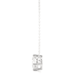 thumbnail image 3 of IGI Certified 1 Carat Lab Grown Diamond Solitaire Pendant Necklace for Women in 14k White Gold (D-E, VS1-VS2, cttw) on 16 to 18 Inch Adjustable Silver Chain Lobster Claw by Privosa Fine Jewelry, 3 of 7