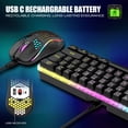thumbnail image 4 of Combo de teclado y ratón inalámbricos para juegos RedThunder 60%, 4 of 7