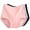 Pink, variant on MuZeFu Underwear for Women Briefs 3PC Women's Plus Size XL-6XL Solid Color High Waist Leak Proof Short Underwear Shorts