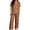 v-53Brown227, variant on HAYIMI Women Christmas 2 Piece Pajama Set, Short Sleeve Lapel Button-Down Tops And Pants Set, Xmas Print Loungewear Sleepwear For Relaxed Evenings