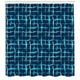 thumbnail image 3 of Ambesonne Watercolor Shower Curtain, Pool Inspired Design, 69"Wx70"L, Navy Blue Sky Blue, 3 of 3