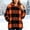 Pink, variant on Yotami Womens Fall Winter Plaid Coat Jackets with Zipper Lightweight Outerwear Size S-XXL