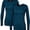 Caribbean Blue, variant on Sivvan 2 Pack Womens Comfort Long Sleeve T-Shirt/Underscrub Tee