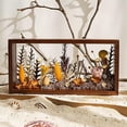 thumbnail image 4 of Caja de sombras con marco para flores secas, vitrina para manualidades, adornos de escritorio, caja de recuerdos 7 pulgadas, 4 of 9