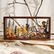thumbnail image 4 of Caja de sombra de madera, vitrina de flores secas, regalos de bricolaje, marco de fotos flotante 6 pulgadas, 4 of 9