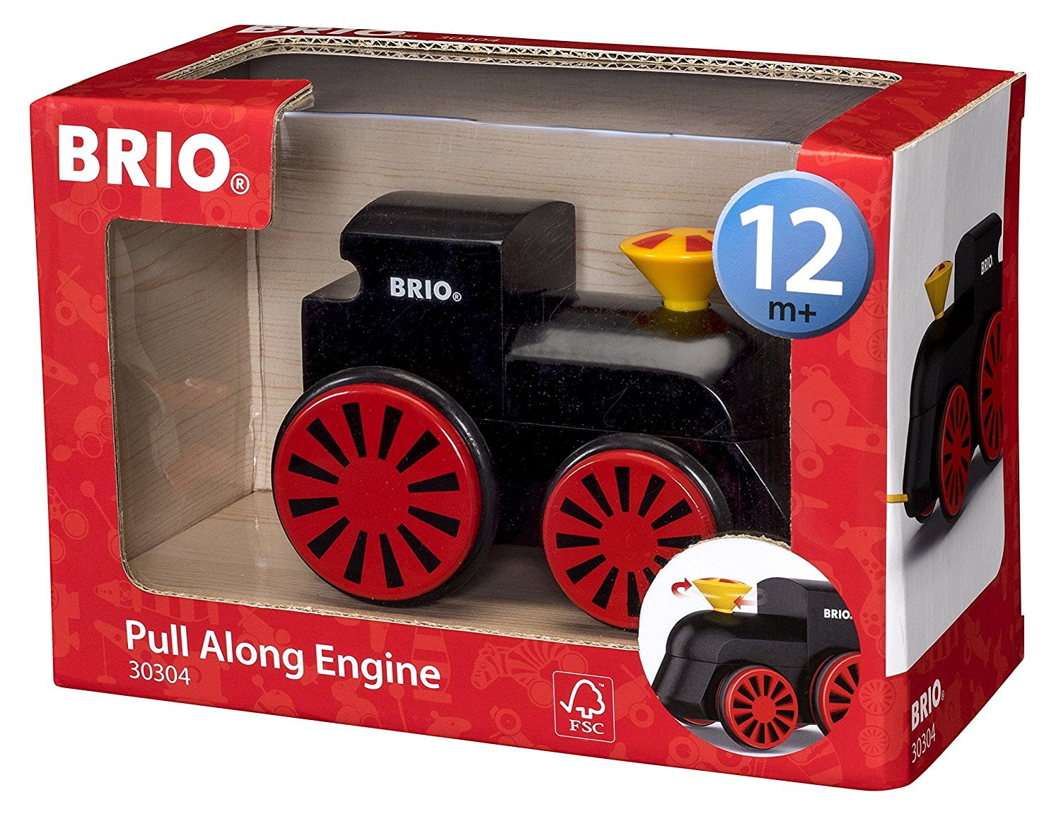 brio pull along train