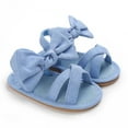thumbnail image 2 of Quealent Girl Shoes 2024 Summer Soft Baby Girl Soft Shoes Anti-slip Sneaker Blue,4, 2 of 5