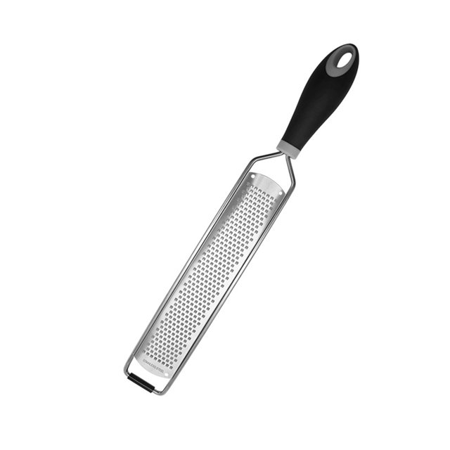 Râpe à Fromage en Acier Inoxydable Râpe à Fromage Râpe à Fromage Râpe Noire de 36.5*4.6cm Râpe à Citron