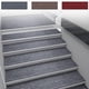 thumbnail image 1 of Xihbxyly Tapetes de Escalera con Rayas Horizontales, Material Suave Cepillado, Diseño Antideslizante Superabsorbente, Accesorio de Seguridad para El Hogar, Fácil de Lavar, Elegante Gris Café Rojo, Ta, 1 of 7