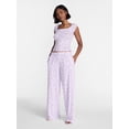 thumbnail image 2 of No Boundaries Cloud Core Sleepwear Scoop Neck Top, Women's XXS-3X, 2 of 5