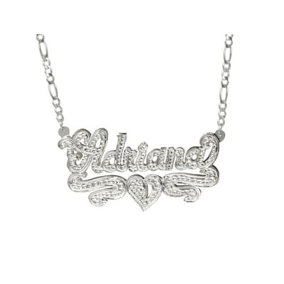 Personalized Sterling Silver or 14k Gold Plated Jordan Ubuy