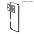 thumbnail image 1 of Metal Bumper Frame Case with Metal Lens Cap ForApple Max 17 17 Pro 17Air, 1 of 8